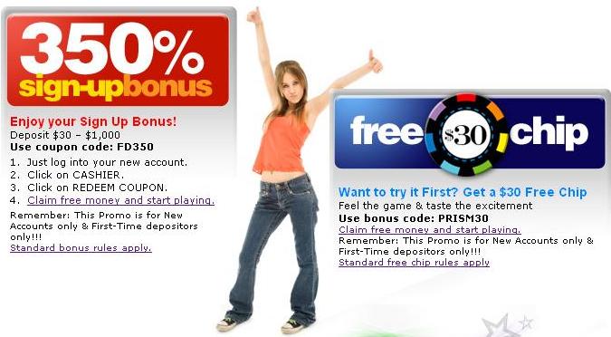 Prism Casino No Deposit Codes 2013.
